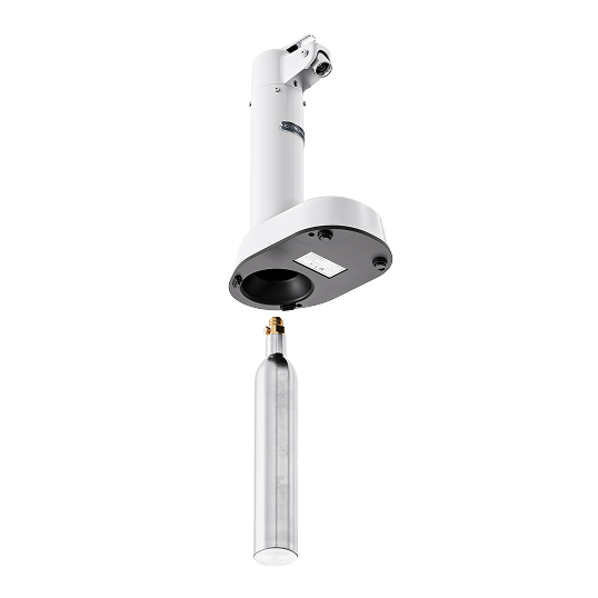 Uses standard cylinders
